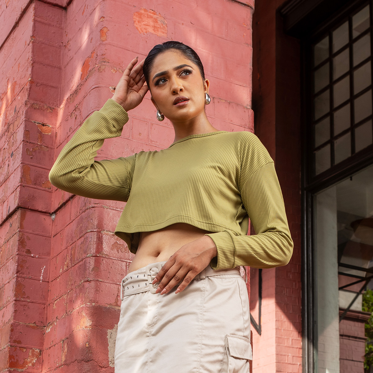 Bae-Sick Oversized Cropped Top